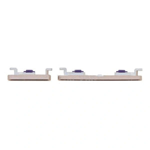 Volume Side Button Outer for Vivo V21 5G White - Plastic Key