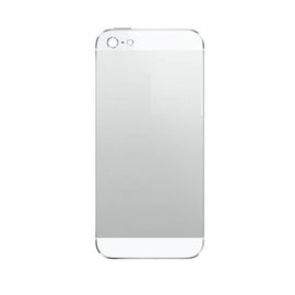 Back Panel Cover for Apple iPhone 5 - White & Silver