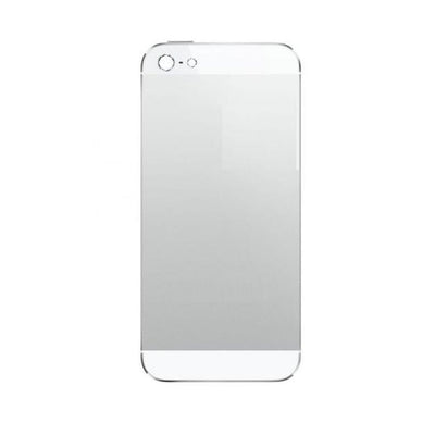 Back Panel Cover for Apple iPhone 5 - White & Silver