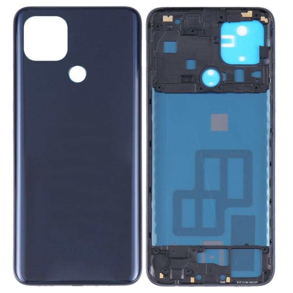 Back Panel Cover for Oppo A15s - Black