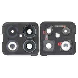 Camera Lens Glass with Frame for OnePlus 10T 5G Black