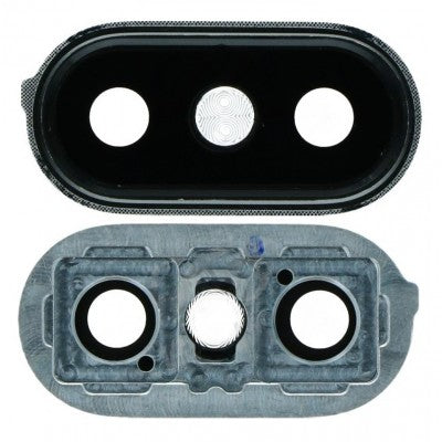 Camera Lens Glass with Frame for Xiaomi Mi A2  Black