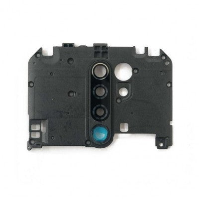 Camera Lens Glass with Frame for Xiaomi Redmi 9 Prime Black