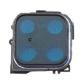 Camera Lens Glass with Frame for Xiaomi Redmi Note 9 Black