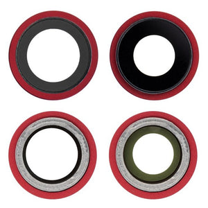 Camera Lens Glass with Frame for Apple iPhone 12 Mini Red