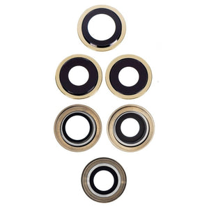 Camera Lens Glass with Frame for Apple iPhone 12 Pro Max Gold