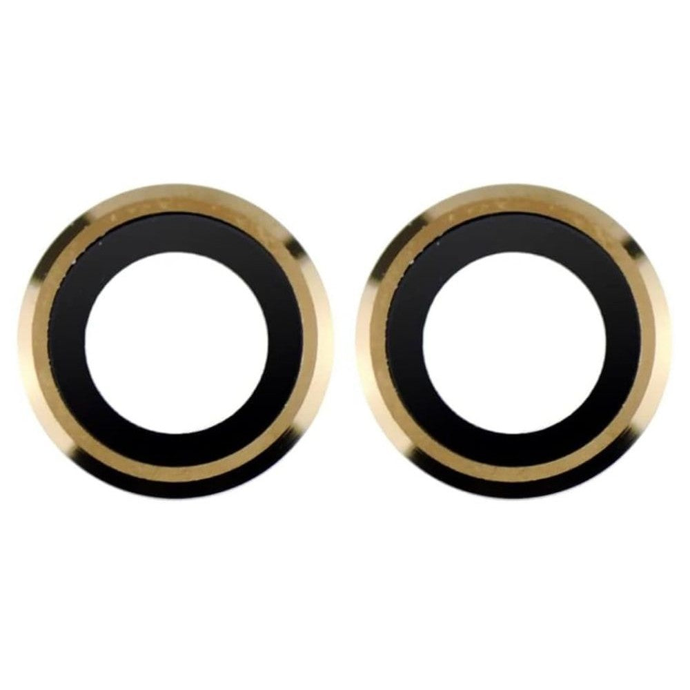 Camera Lens Glass with Frame for Apple iPhone 6 Gold