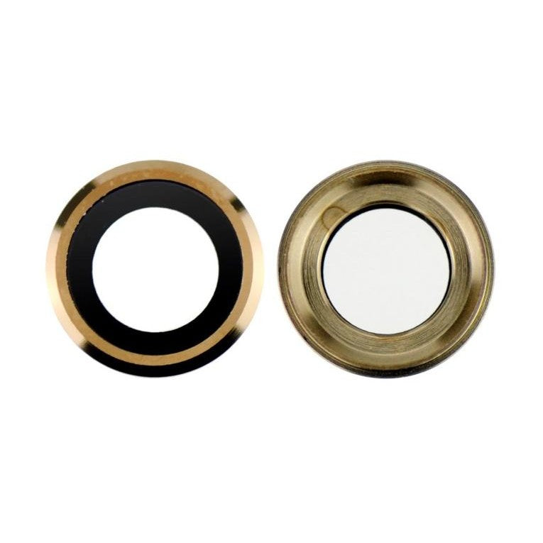 Camera Lens Glass with Frame for Apple iPhone 6 Plus Gold