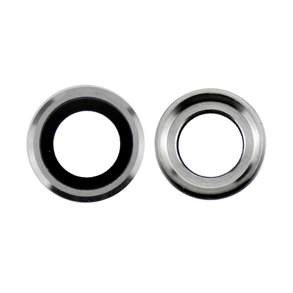 Camera Lens Glass with Frame for Apple iPhone 6 Plus Silver