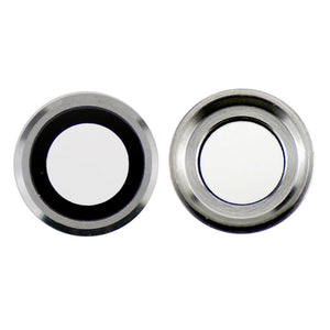 Camera Lens Glass with Frame for Apple iPhone 6s White