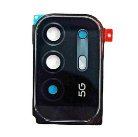 Camera Lens Glass with Frame for Oppo F19 Pro Plus 5G Black