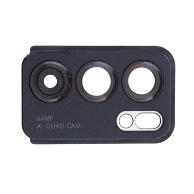 Camera Lens Glass with Frame for Oppo Reno6 5G Black