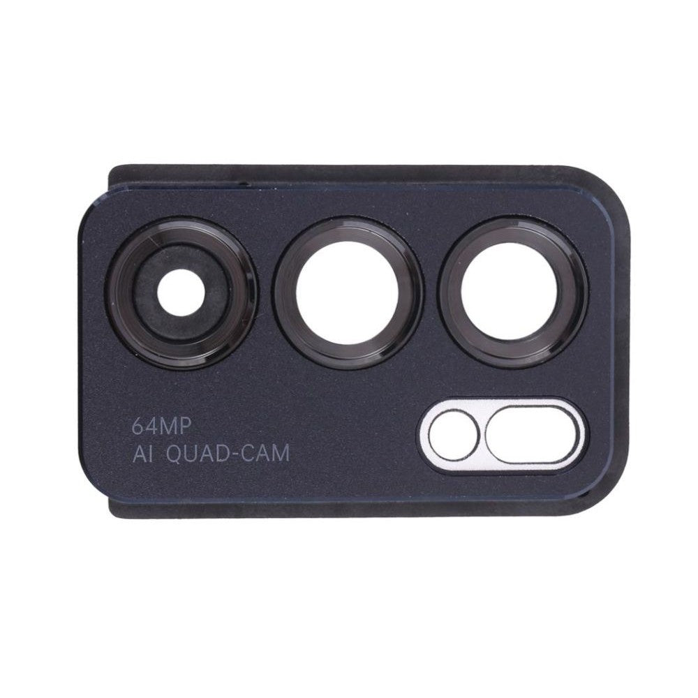 Camera Lens Glass with Frame for Oppo Reno6 5G White