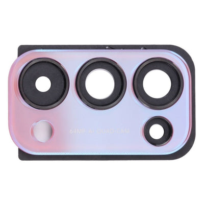 Camera Lens Glass with Frame for OPPO Reno 5 Pro 5G Red