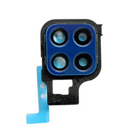 Camera Lens Glass with Frame for Samsung Galaxy F62 Blue