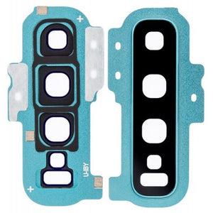 Camera Lens Glass with Frame for Samsung Galaxy S10 Plus Blue