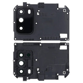 Camera Lens Glass with Frame for Xiaomi Poco M3 White