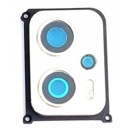 Camera Lens Glass with Frame for Xiaomi Redmi K50i 5G White