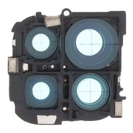 Camera Lens Glass with Frame for Xiaomi Redmi Note 9 Pro Blue
