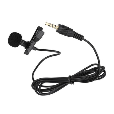 Collar Clip On Microphone Professional Condenser Noise Cancelling Mic