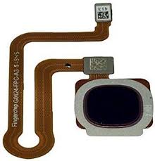 Fingerprint Sensor with Flex Cable for Vivo Y12 Black