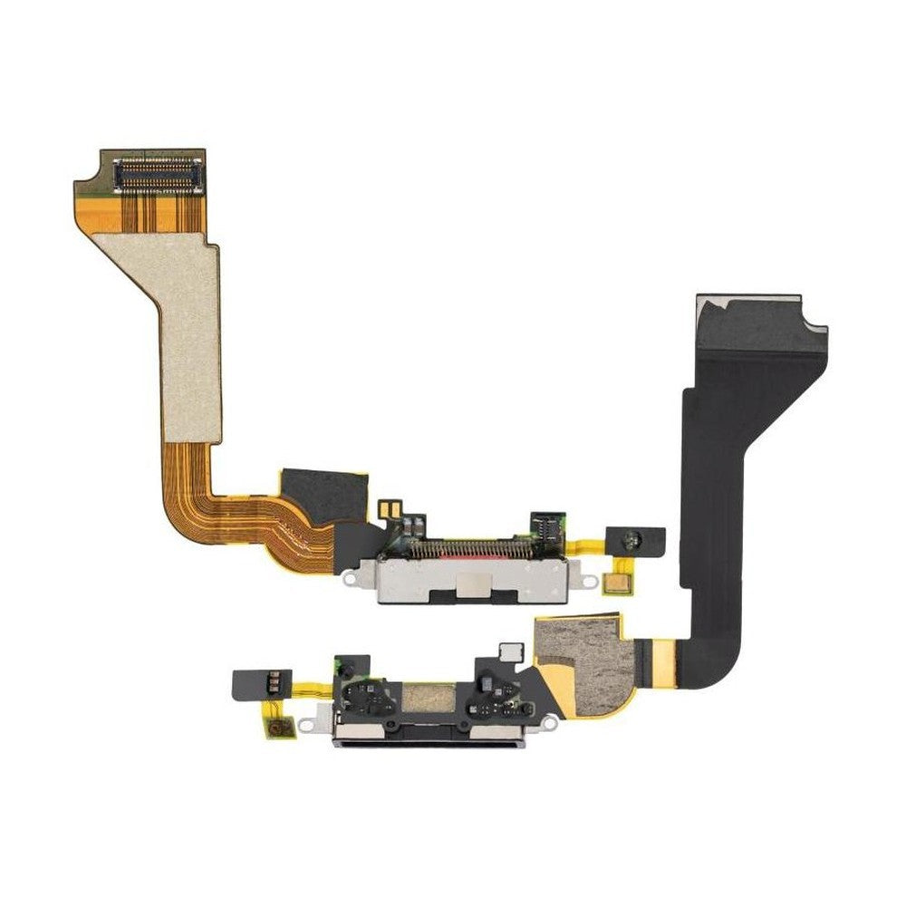 Flex Cable Connector For Apple iPhone 4 - Black