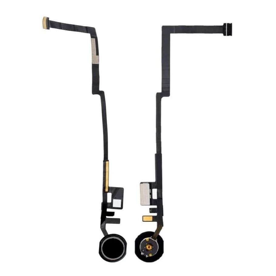 Home Button Complete for Apple iPad 9.7 2018 Grey - Outer Plastic with Inner Flex