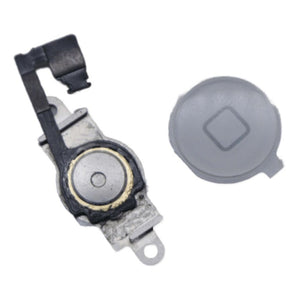 Home Button Complete for Apple iPhone 5c White - Outer Plastic with Inner Flex