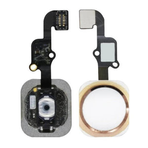 Home Button Complete for Apple iPhone 6s Plus Gold - Outer Plastic with Inner Flex
