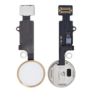 Home Button Complete for Apple iPhone 7 Plus Gold - Outer Plastic with Inner Flex