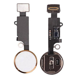 Home Button Complete for Apple iPhone 8 Rose Gold - Outer Plastic with Inner Flex
