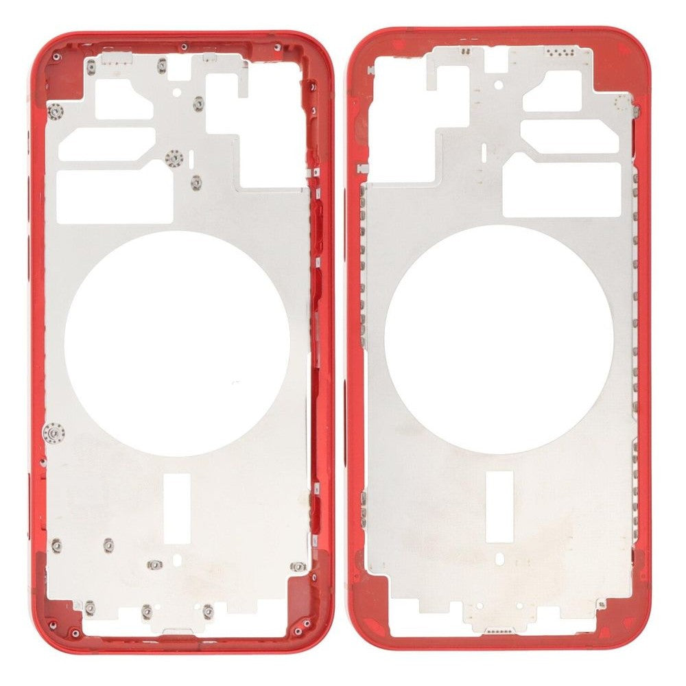 LCD Frame Middle Chassis for Apple iPhone 12 - Red