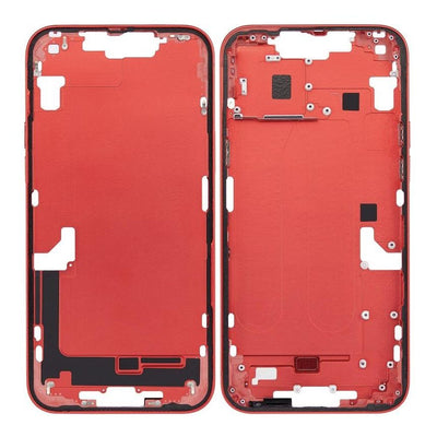 LCD Frame Middle Chassis for Apple iPhone 14 Plus - Red
