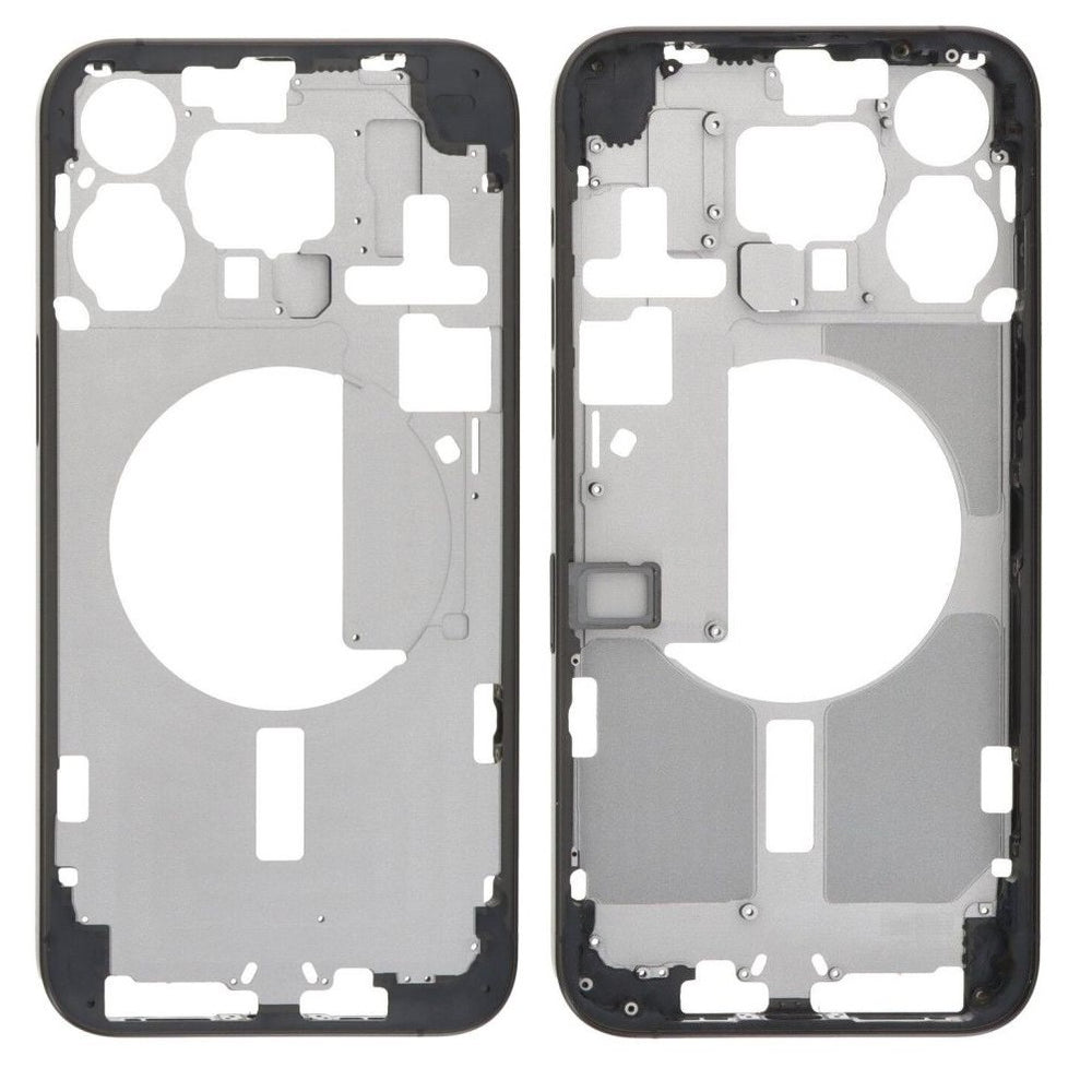 LCD Frame Middle Chassis for Apple iPhone 15 Pro Max - Black