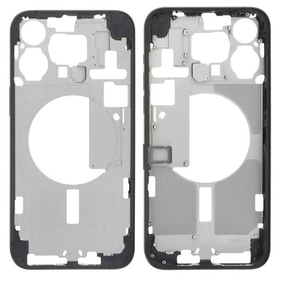 LCD Frame Middle Chassis for Apple iPhone 15 Pro Max - Black