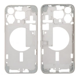 LCD Frame Middle Chassis for Apple iPhone 15 Pro Max - White