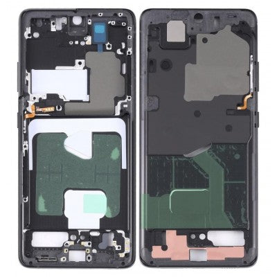 LCD Frame Middle Chassis for Samsung Galaxy S21 Ultra - Black