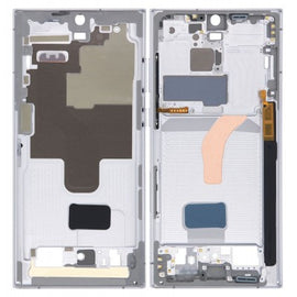 LCD Frame Middle Chassis for Samsung Galaxy S22 Ultra 5G - White