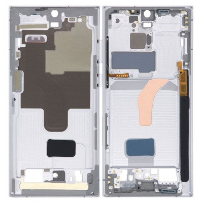 LCD Frame Middle Chassis for Samsung Galaxy S22 Ultra 5G - White
