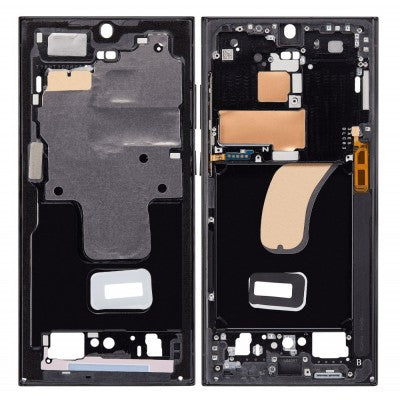 LCD Frame Middle Chassis for Samsung Galaxy S23 Ultra - White