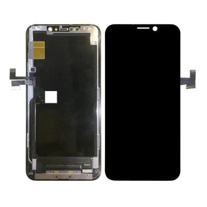 LCD with Touch Screen for Apple iPhone 11 Pro Max - Grey (display glass combo folder)