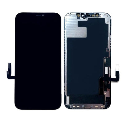 LCD with Touch Screen for Apple iPhone 12 Pro - Silver (display glass combo folder)