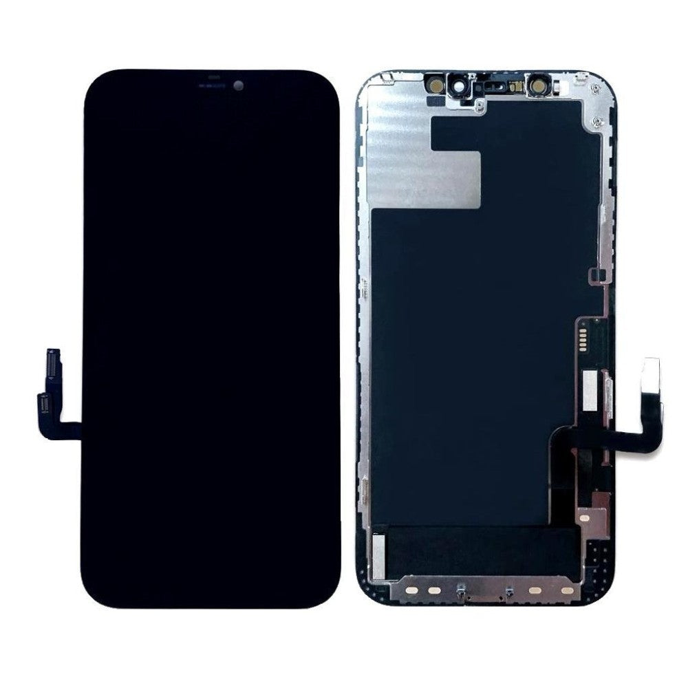 LCD with Touch Screen for Apple iPhone 12 Pro - White (display glass combo folder)