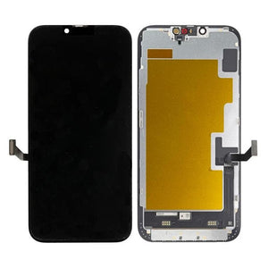 LCD with Touch Screen for Apple iPhone 14 Plus - Yellow (display glass combo folder)