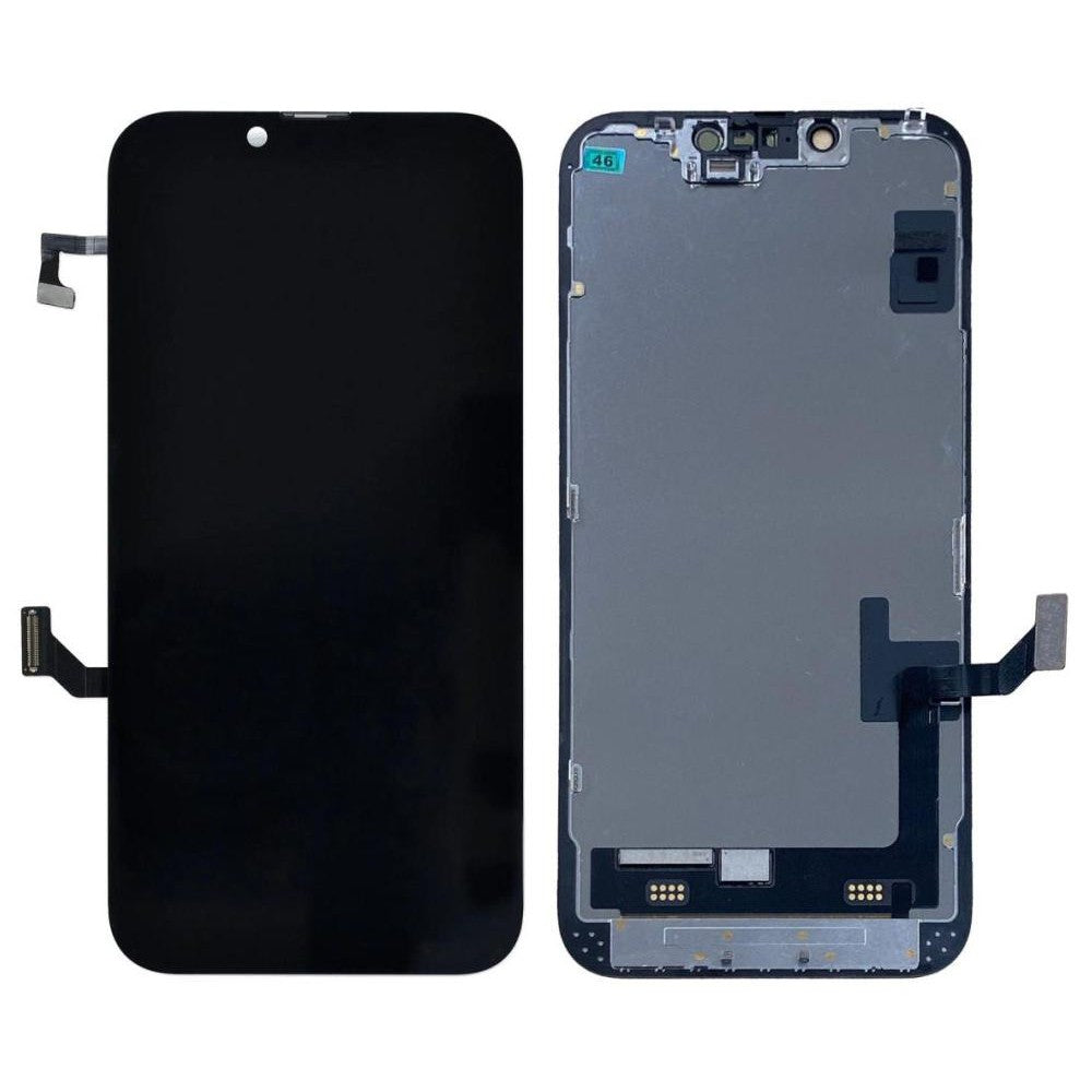 LCD with Touch Screen for Apple iPhone 14 - White (display glass combo folder)