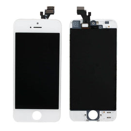LCD with Touch Screen for Apple iPhone 5s  - Silver (display glass combo folder)