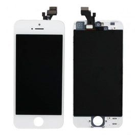 LCD with Touch Screen for Apple iPhone 5s  - White (display glass combo folder)