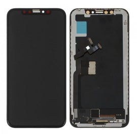 LCD with Touch Screen for Apple iPhone X - Black (display glass combo folder)