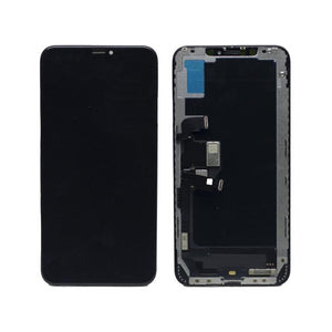 LCD with Touch Screen for Apple iPhone XS Max - Gold (display glass combo folder)