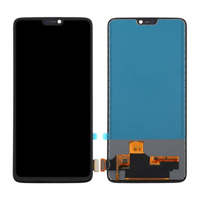 LCD with Touch Screen for OnePlus 6 - Red (display glass combo folder)